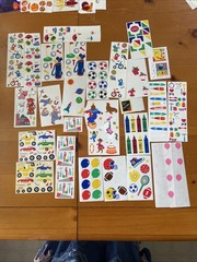 Lot VINTAGE Stickers Mrs Grossman Hallmark Frances Meyer Sandy Lion Must See!