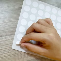 Coding Labels 3/4″ Round Color-Coding Circle 1050pcs Dot Labels (White)