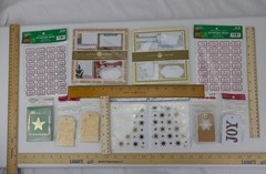 Anna Griffin / Recollections Holiday Tags and Stickers Large Mixed LOT