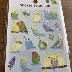 Cute Birds Parakeet Stickers