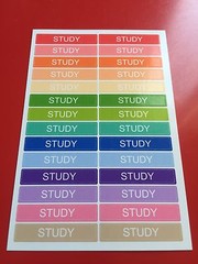 28 Study Planner Stickers for Various Types of Planners (#175)