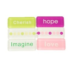 The Paper Studio Spare Parts Acrylic Sentiments