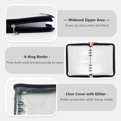 Sticker Storage Organizer Binder A5 Sticker Book Collecting Album Reusable St…
