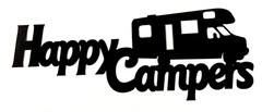 Happy Campers RV Laser Cut 8″x3″ Cardstock Die Cut Scrapbook Embellishment