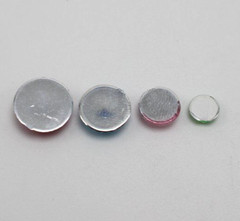 250 Assorted Flatback Acrylic Dotted Round Rhinestone Dome Cabochon 6mm,8mm,10mm