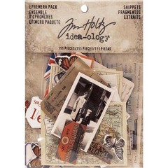 Tim Holtz ~ EPHEMERA PACK ~ Snippets ~ Idea-ology