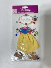 NEW Disney EK Success Jolee’s Boutique 3-Dimensional Stickers Snow White Dress