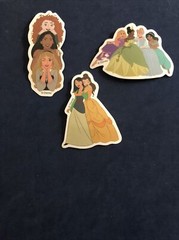 Disney Stickers – Lot of 3 – Princesses