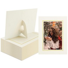 , 50 Pack, 4X6 Cardboard Photo Frame, Paper Picture Frame Cards with Easel fo…
