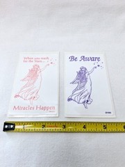 Vintage 90s Angel Stickers Expect A Miracle Spiritual Peace Dream Lot Of 16