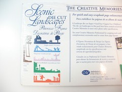 Lot 5 Creative Memories Die Cuts- Landscapes & Wedding Cake-Park Harvest Garden