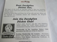 Vtg Sandylion Sticker Album Jungle Tiger Lion Elephants New