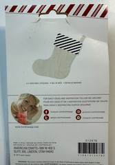 Heidi Swapp Believe Cotton Christmas Stockings 3×5.25 inches-4 Pieces
