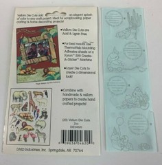 Scrapbooking Crafting Panda Bear Stickers & Zoo Animals Vellum Die Cuts Vintage
