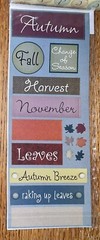 Joann Scrap Essentials Value Sticker Flip Pack Fall Theme Scrapbook Over 500 Pcs