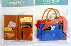 RARE Jolee’s Large Passport Holder & Carry On Scrapbooking Stickers