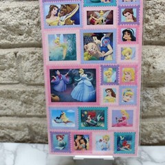 Disney Princess Sandylion 1 Sheet Stickers Stamps Style 12″ x 5.5″ Ariel Belle