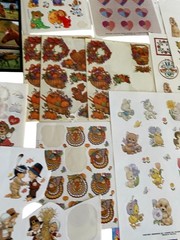 Large Mixed Lot of Vintage Current Inc Sticker Sheets plus other brands