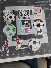 ASST SOCCER GIRLS SOCCER STICKERS GIRLS (GS1) ST4