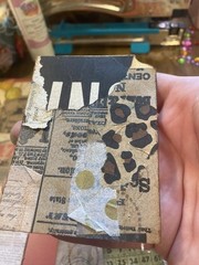 Unique Handmade Ephemera, Scrapbook,Junk Journal,tag,embellishment Mixed Media