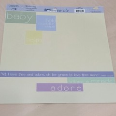 NEW Lot 10 MME Layovers Transparency 12×12 Clear Color Kids Family Love Holiday