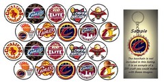 Assorted Precut Bottle Cap Images (Sets)