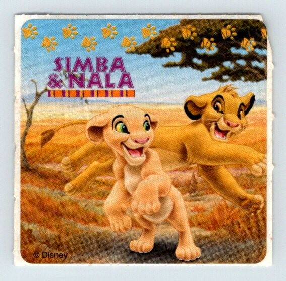 Smile Makers Sticker DISNEY SIMBA & NALA 2.5″ X 2.5″ Sticker SD38