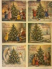 Christmas Junk Journal Ephemera Embellishments Pages Scrapbooking Antique 20+pgs