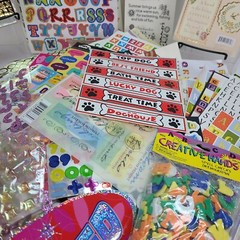 Scrapbooking Mixed Sticker Lot Letters Numbers Words Quotes Art Craft Planner