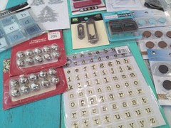50+ Mixed Scrapbooking Supplies Lot Craft Embellishments & Metal Accents NEW