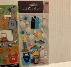 Stickopotamus & Sticko Sports & School Themed Sticker Lot Of 10
