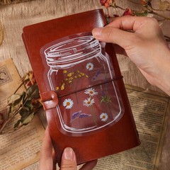 Pressed Dried Flowers Stickers Journal Planner Decals Scrapbook Crafts Resin Art