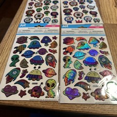 JOT Stickers Sheets Foil Lot Of 4 Sheets 88 Stickers Total NEW