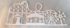 Deluxe Amusement Park Die Cut Assortment * Two Sets * Black or White Cardstock