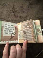 Handmade Junk Journal Mini Brown “Enjoy Your Life” #0774