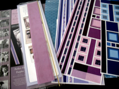 Perfect Fit Purple Photo Mounting Paper, Great Lengths, Paper strips various