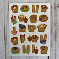 S’mores French Toast Chocolate Scratch Sniff Stickers 3 Single Sheets New Food