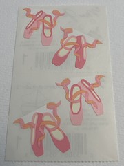 Vintage Mrs Grossman’s Stickers: Ballet Shoes (1989) & Ballerinas (1998) Retired