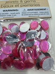 CRAFTER’S SQUARE Jewels & Gems Oval SHAPE Pink