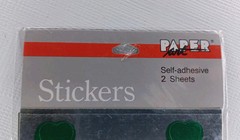 Vintage Paper Art Shamrock Stickers 22 Shiny Foil Sticker St. Patrick’s Day