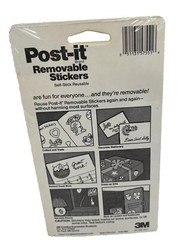 Vintage Stickers Post It Cow 4 Sheets Green 3M 1989 HQ-508