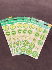 Vtg AGC St. Patrick’s Day Stickers Kiss Irish Shamrocks 6 Packs 12 Sheets