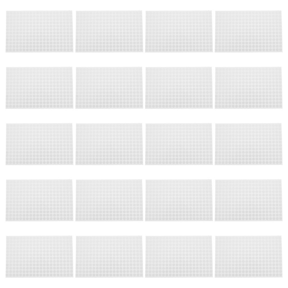30 Sheets Round Self Adhesive Stickers Markers for Office Supplies