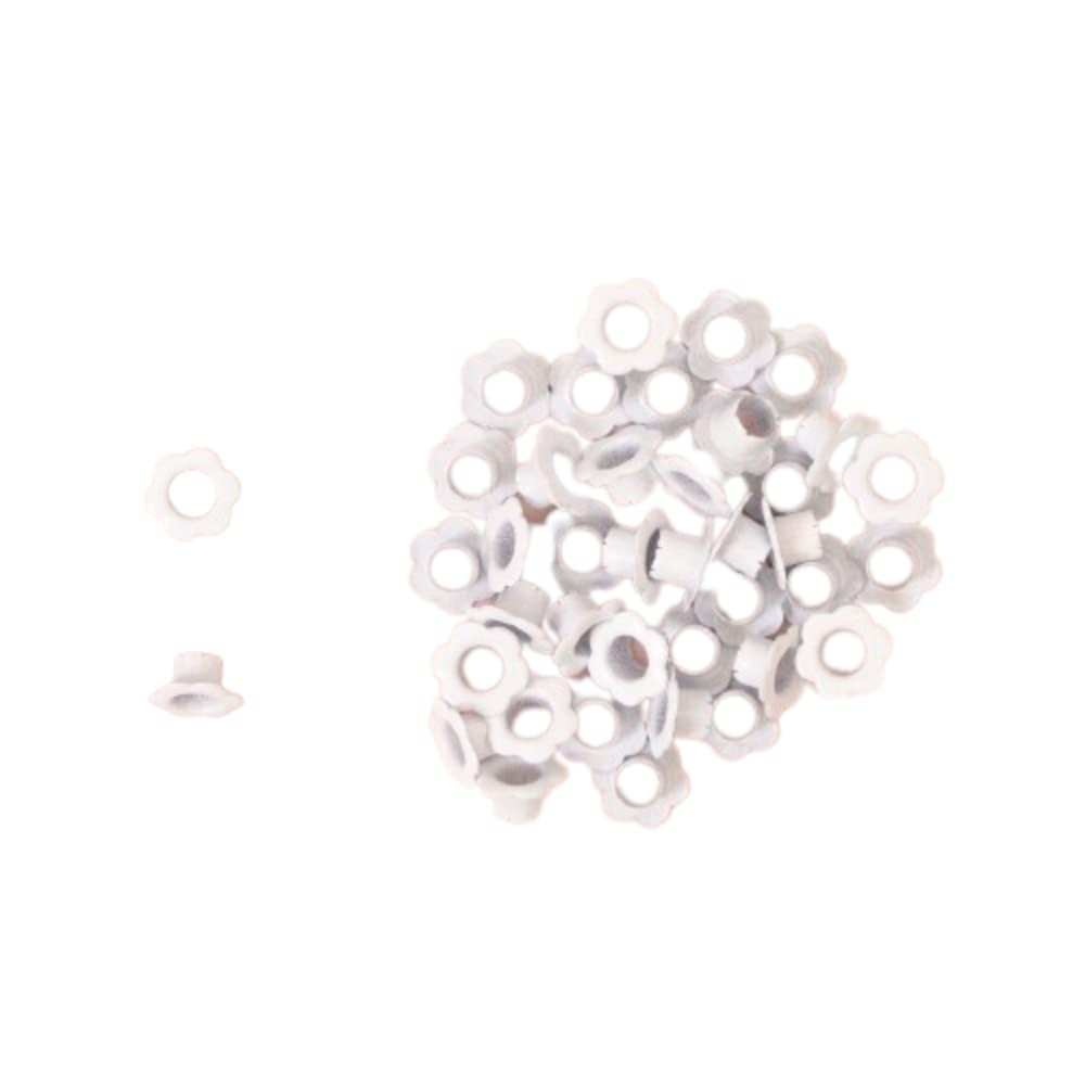 Craftelier – Pack of 40 Flower Shaped Eyelets | Ideal for Card Making,…