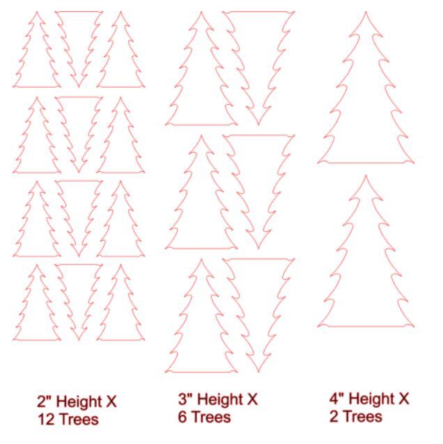 Christmas Tree Stickers Set Vinyl Decal Merry Holidays Pine Winter Xmas Deco Joy