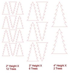Christmas Tree Stickers Set Vinyl Decal Merry Holidays Pine Winter Xmas Deco Joy