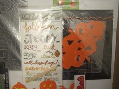 Lot of 20+ Halloween Stickers & Stamps Delux Cuts Rub Ons Transfers Clear Stamps
