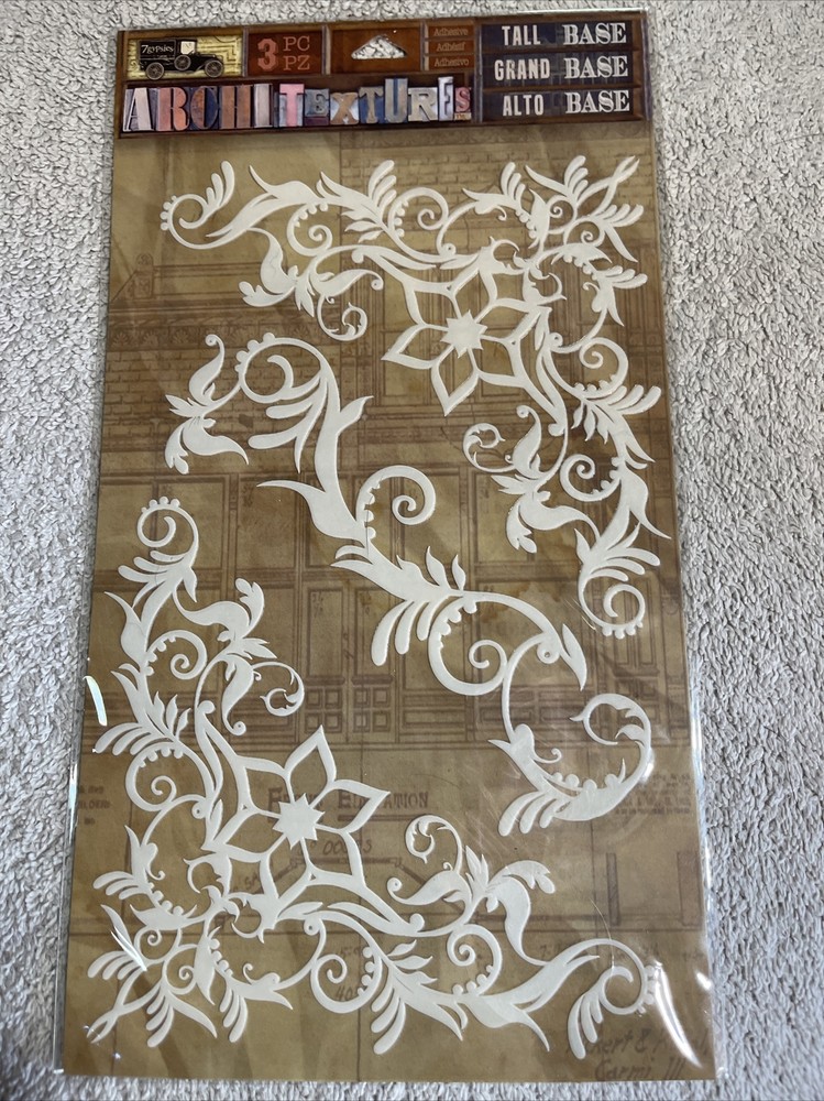 7 Gypsies ARCHITEXTURES Adhesive Tall Base – Swirls
