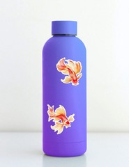 Koi Fish Die Cut Vinyl Stickers Set Scrapbooking Laptop Waterbottle
