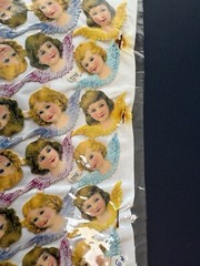 LOT OF 2 Full Sheets VTG PZB Angels 1216 Die Cut Paper Scrap Germany